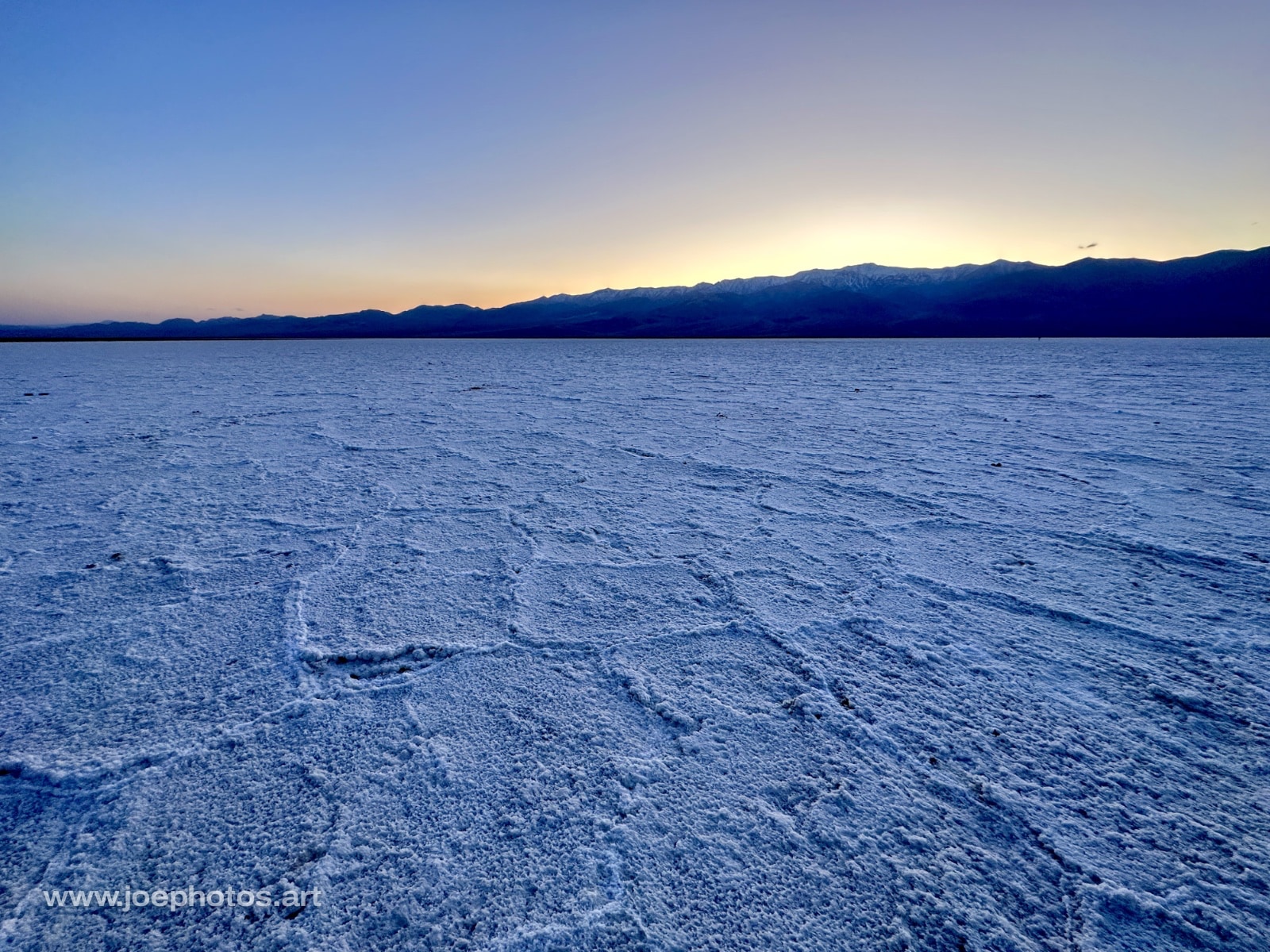 Death Valley at Badwater Basin.