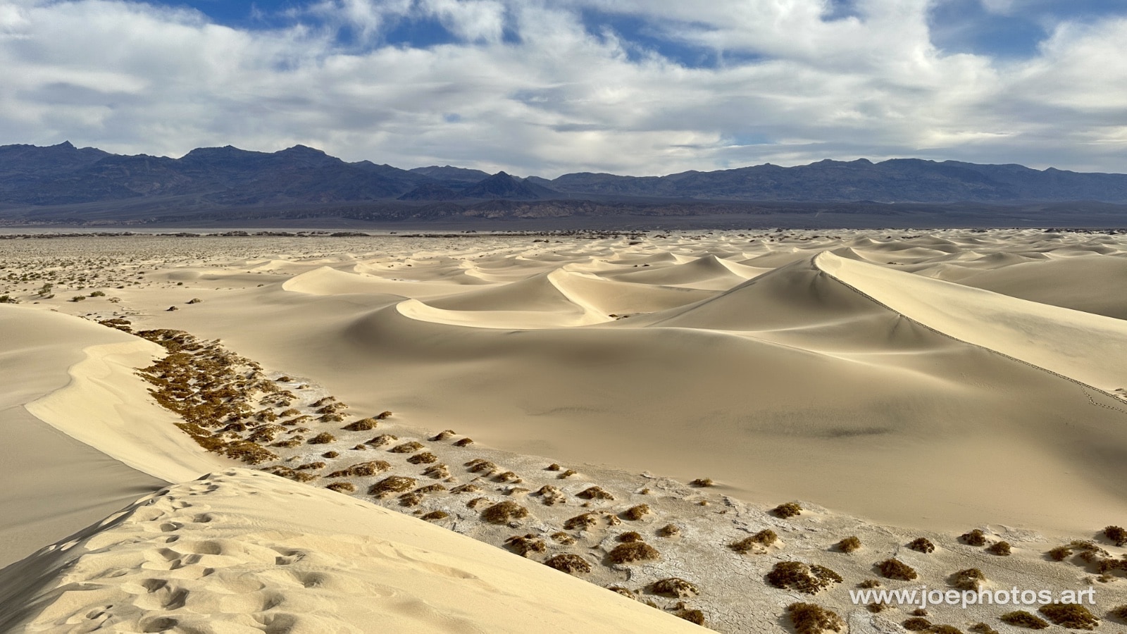 Death Valley sand dunes.